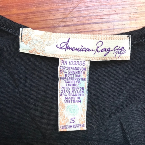 American Rag Black Glam Dress, EUC, S - Picture 6 of 16